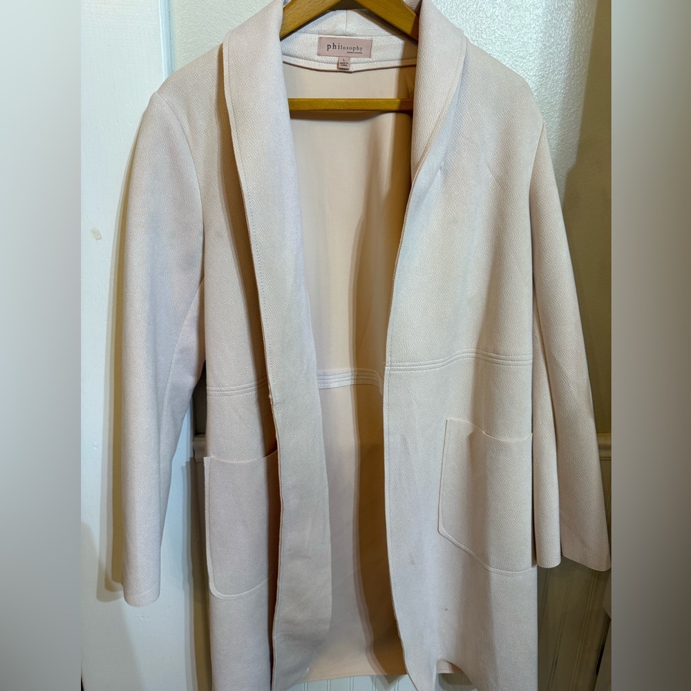 Philosophy Soft Pink Women's Blazer - Picture 3 of 9